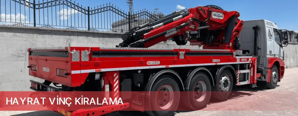 Hayrat İlçemi Vinç Kiralama